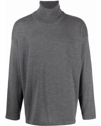 Jersey de cuello vuelto de tela jersey Société Anonyme gris