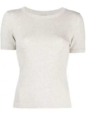 T-shirt con scollo tondo Flore Flore grigio
