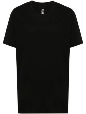 T-shirt en coton avec manches courtes Thom Krom noir
