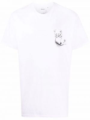 Bomull t-skjorte Ripndip hvit