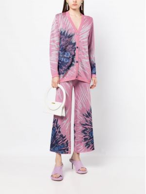Žakarda culotte bikses Hayley Menzies rozā