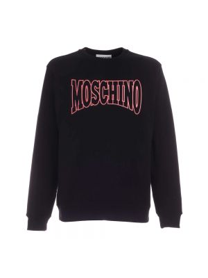 Bluza relaxed fit Moschino czarna