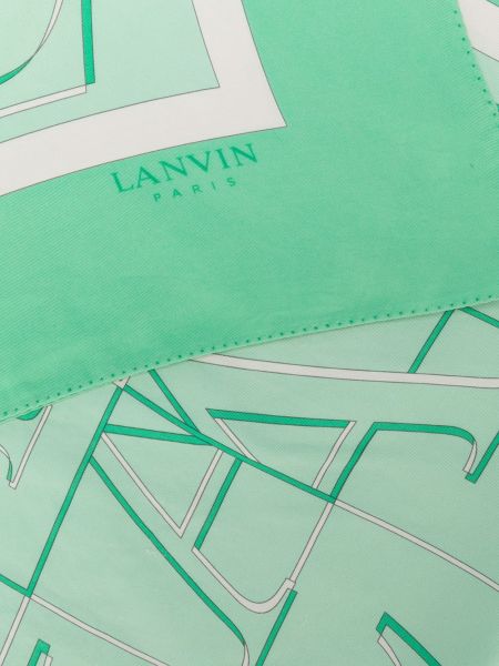 Bufanda con estampado Lanvin Pre-owned verde