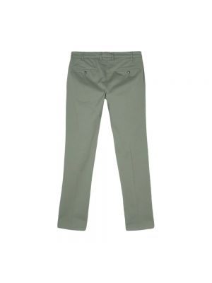Pantalones plisados Canali verde