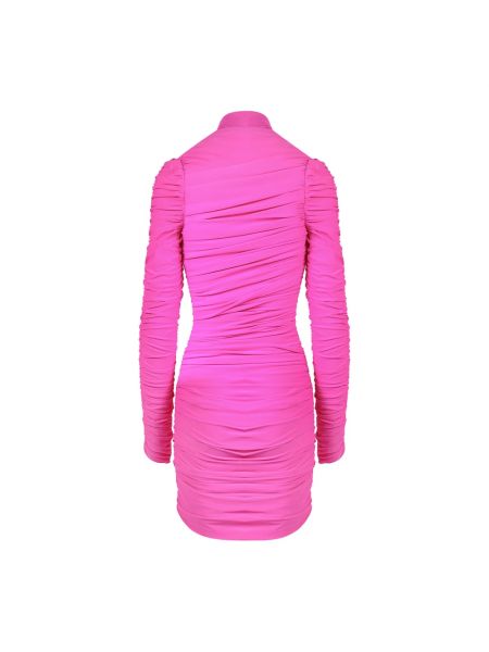 Mini vestido drapeado Az Factory rosa