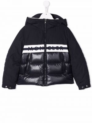 Lang jakke for jenter Moncler Enfant blå