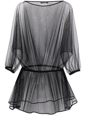 Прозрачна рокля Dolce & Gabbana Pre-owned черно