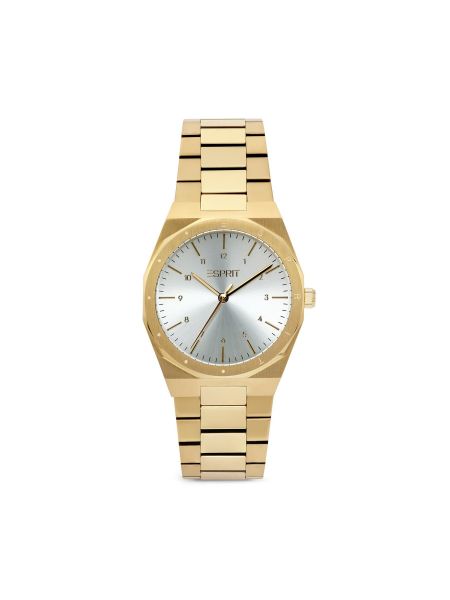 Laikrodžiai su perlais Esprit auksinė