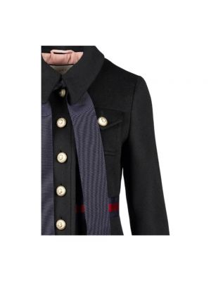 Abrigo de lana Gucci Vintage negro