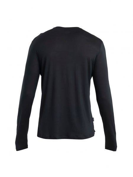 Αθλητική μπλούζα Icebreaker μαύρο
