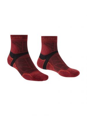 Спортни чорапи от мерино вълна Bridgedale червено