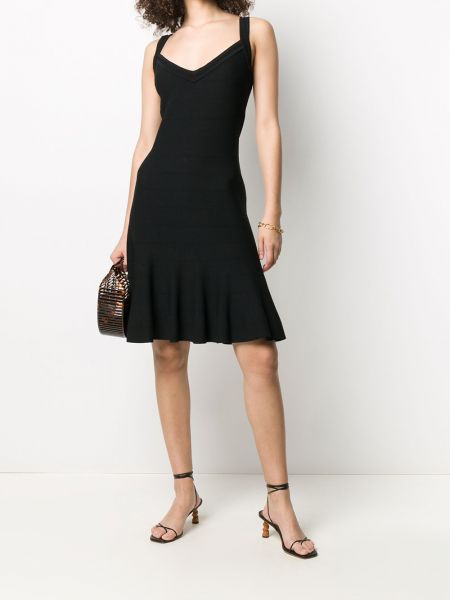 Mini vestido ajustado Alaïa Pre-owned negro