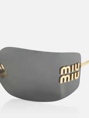 Okulary przeciwsłoneczne Miu Miu szare