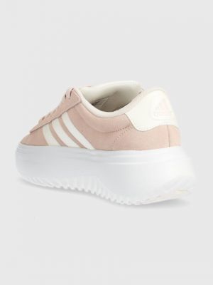 Semišové tenisky Adidas růžové