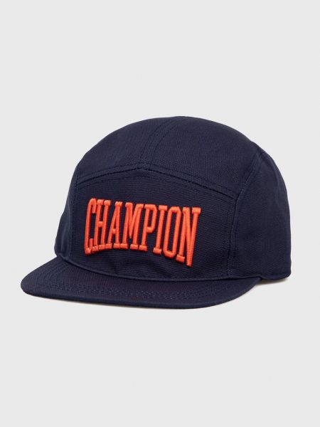 Памучна шапка с апликация Champion