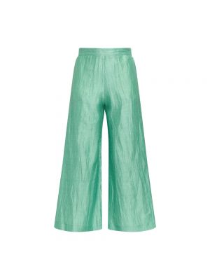 Spodnie relaxed fit Maliparmi zielone