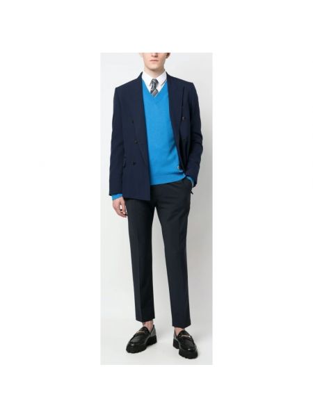 Pantalones de lana Dolce & Gabbana azul