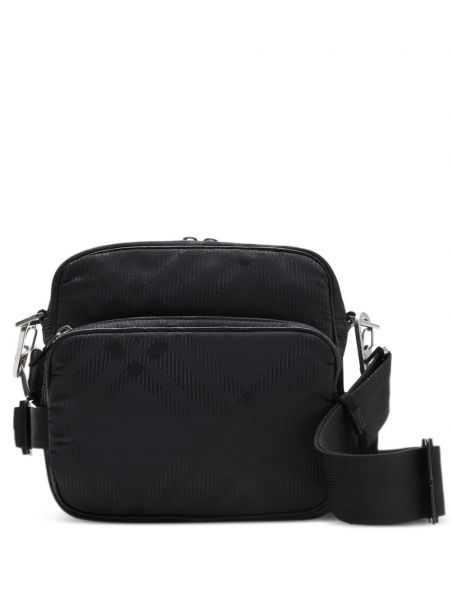 Crossbody torbica s karirastim vzorcem z žepi iz žakarda Burberry