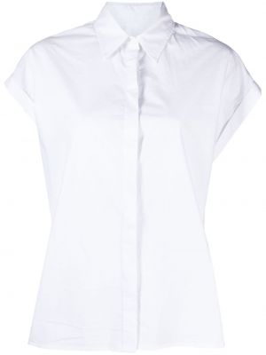 Βαμβακερό πουκάμισο Matteau λευκό