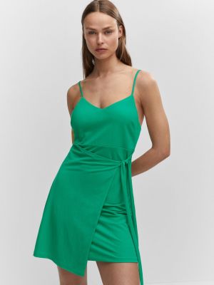 Košeľové šaty Mango zelená