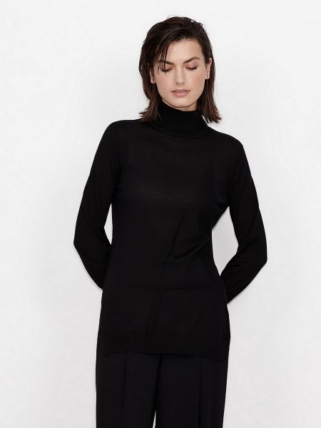 Пуловер Armani Exchange чорний