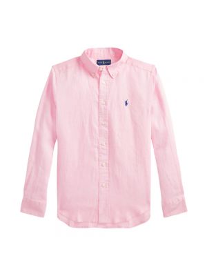 Koszula z długim rękawem Ralph Lauren różowa