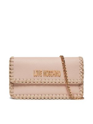 Pisemska torbica Love Moschino roza