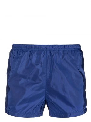 Kratke hlače s potiskom Prada modra