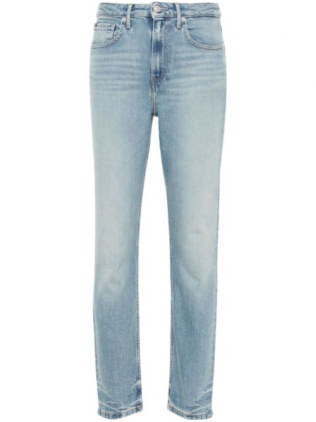 Højtaljet skinny jeans Tommy Hilfiger blå