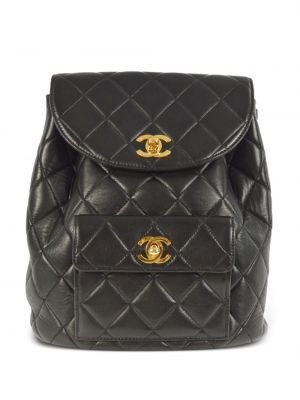 Kožený batoh Chanel Pre-owned čierna