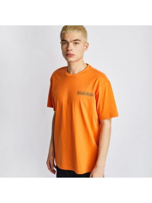 T-shirt Napapijri arancione