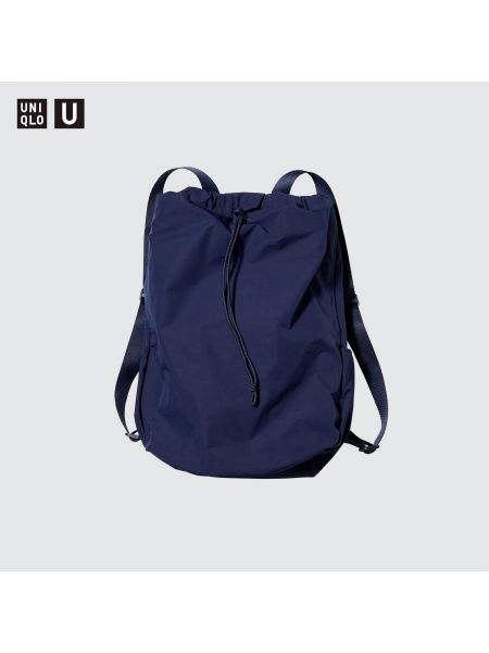 Рюкзак на шнуровке Uniqlo синий