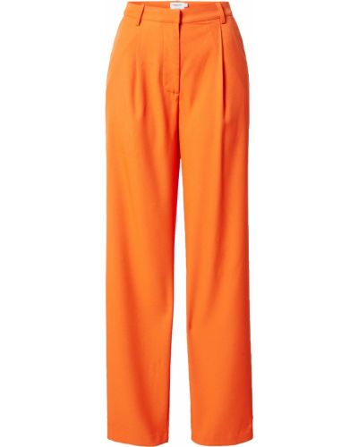 NA-KD Pantaloni cu dungă  portocaliu