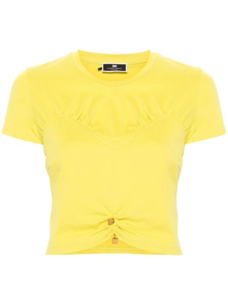 T-shirt Elisabetta Franchi gelb