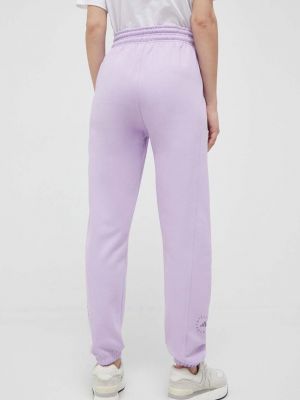 Pantaloni sport Adidas By Stella Mccartney violet