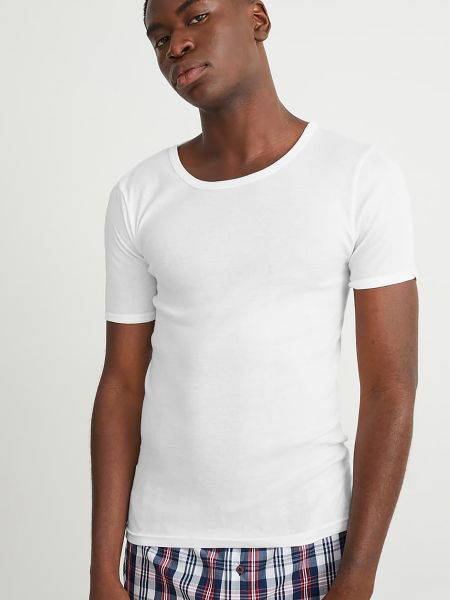 Бавовняна футболка C&a біла