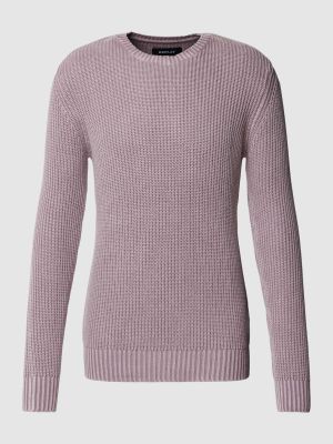 Dzianinowy sweter Replay różowy