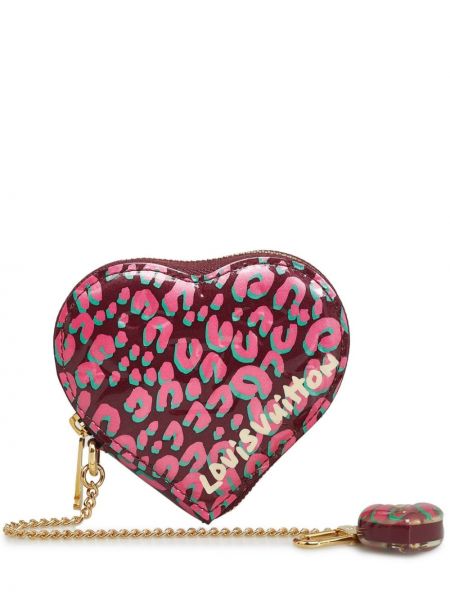 Peňaženka s leopardím vzorom so srdiečkami Louis Vuitton Pre-owned