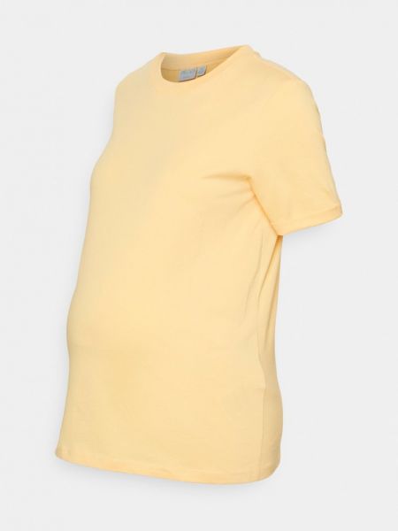 Koszulka Pieces Maternity pomarańczowa