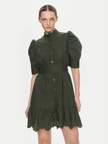 Φόρεμα σε στυλ πουκάμισο Gap πράσινο