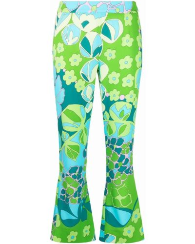 Pantaloni a fiori Dolce & Gabbana verde