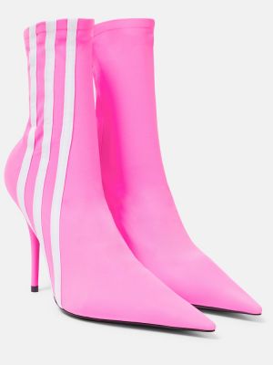 Обувки до глезена Balenciaga розово