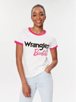 T-shirt slim Wrangler blanc