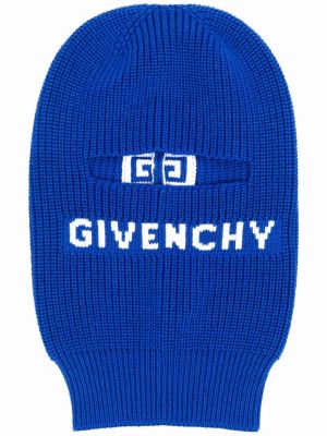 Плетена шапка Givenchy синьо