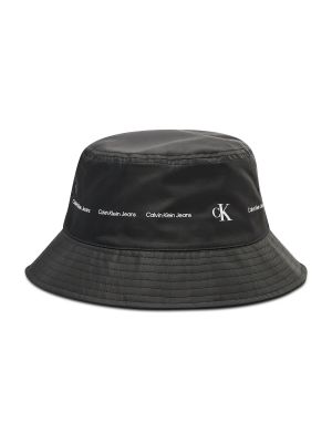 Ριγέ καπέλο Calvin Klein Jeans μαύρο