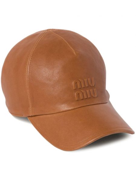 Cap Miu Miu brun