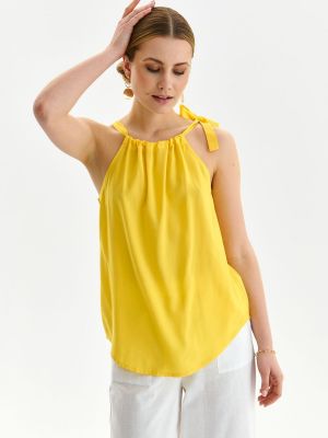 Αμάνικη μπλούζα Top Secret κίτρινο