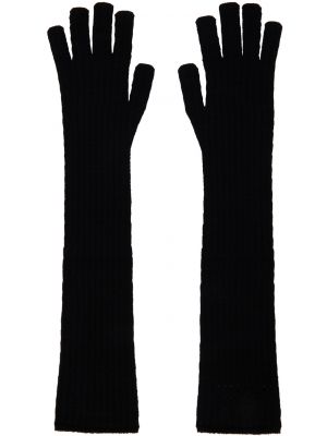 Черные перчатки Alaïa