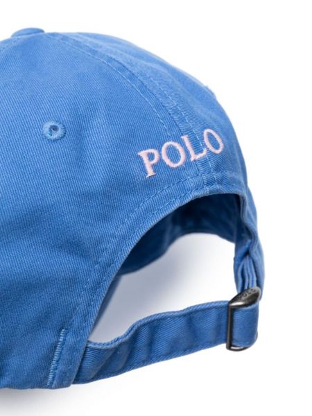Gėlėtas megztas medvilninis polo marškinėliai Polo Ralph Lauren