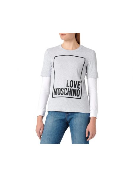 T-shirt mit langen ärmeln Love Moschino